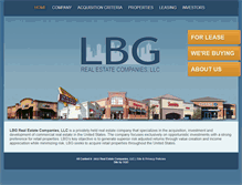 Tablet Screenshot of lbgfunds.com